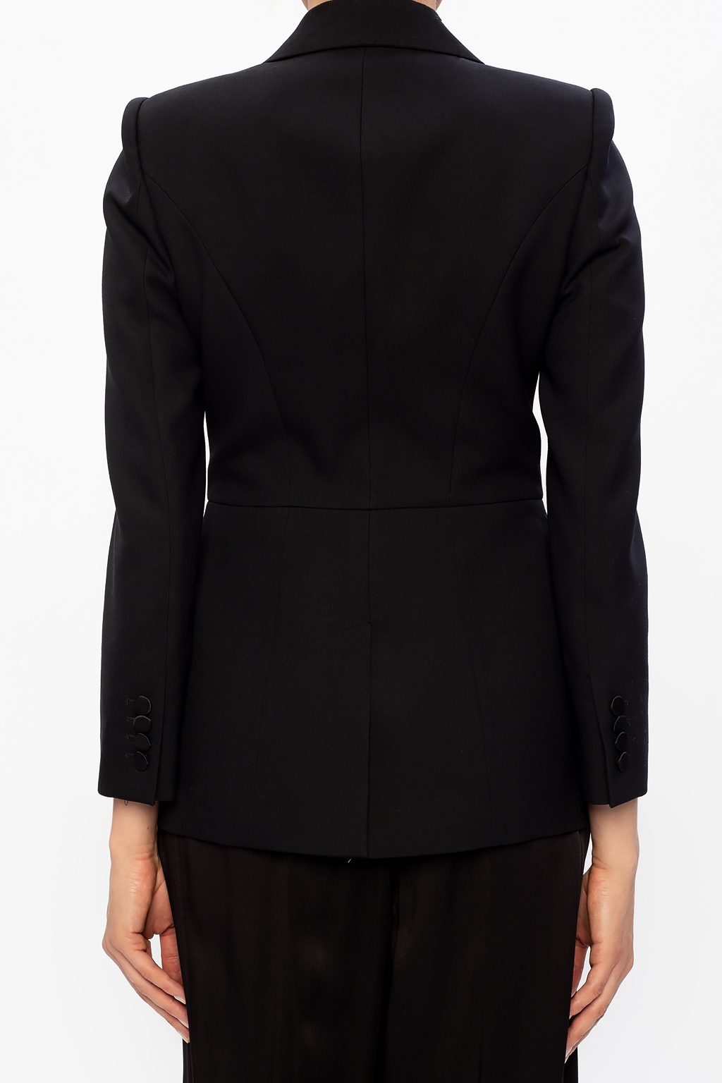 【関税・送料込み】MCQUEEN BLAZERS ALEXANDER MCQUEEN SLASHED DECONSTRUCTED CUTOUT BLAZER sz IT